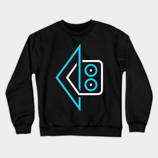 Sideways House With Speakers Crewneck Sweatshirt